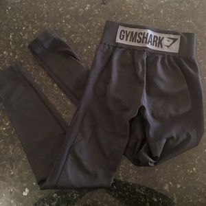 Gym Shark Black Leggings High Waisted Flex